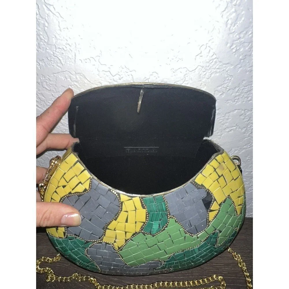 RAMLA Mosaic Bag Purse NEW Selling Sunset Gold Hardware Shoulder Bag Crossbody U - Picture 5 of 8